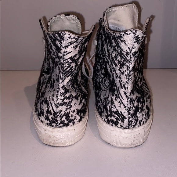 Converse All Star  black and white hightops - Picture 3 of 7
